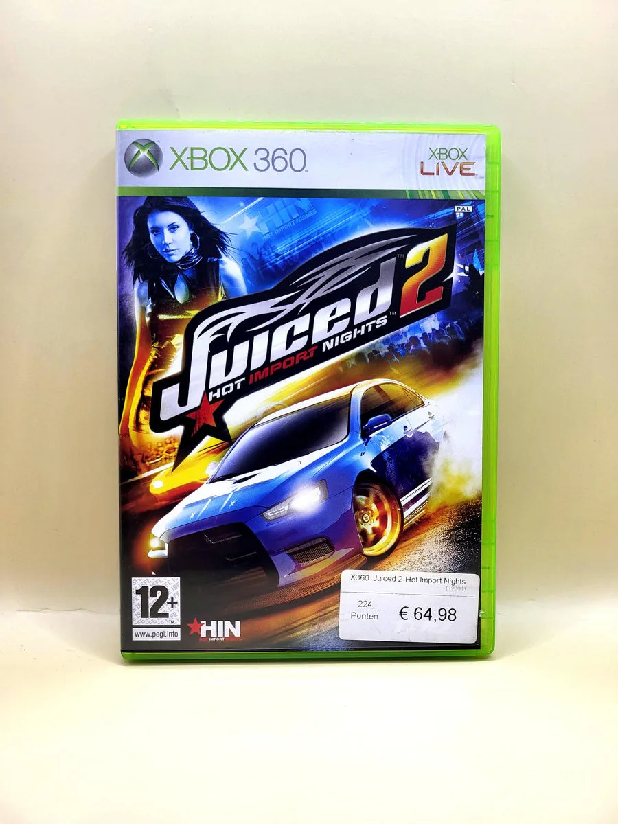 Juiced 2 Hot Import Nights - Xbox 360 voorkant