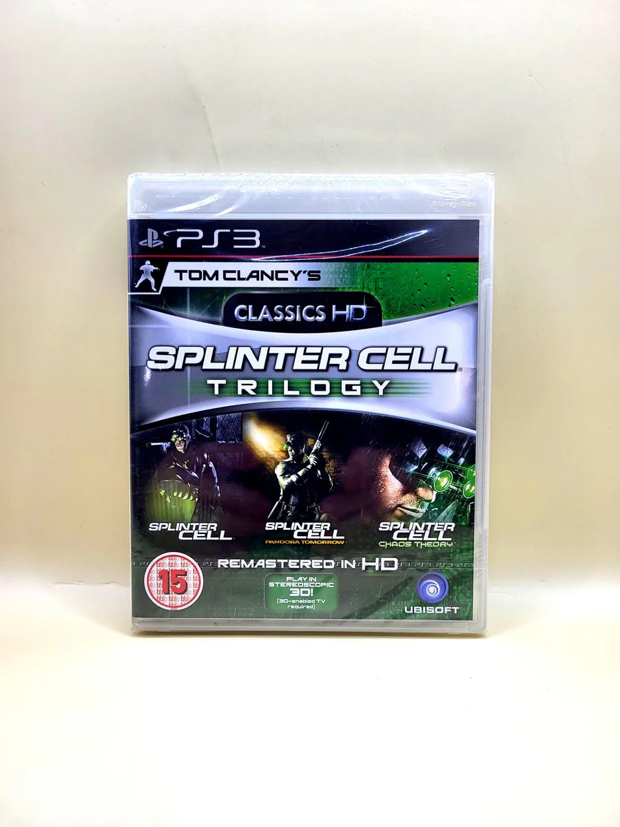 Tom Clancy's Splinter Cell Trilogy Sealed New - PlayStation 3 - PS3 voorkant