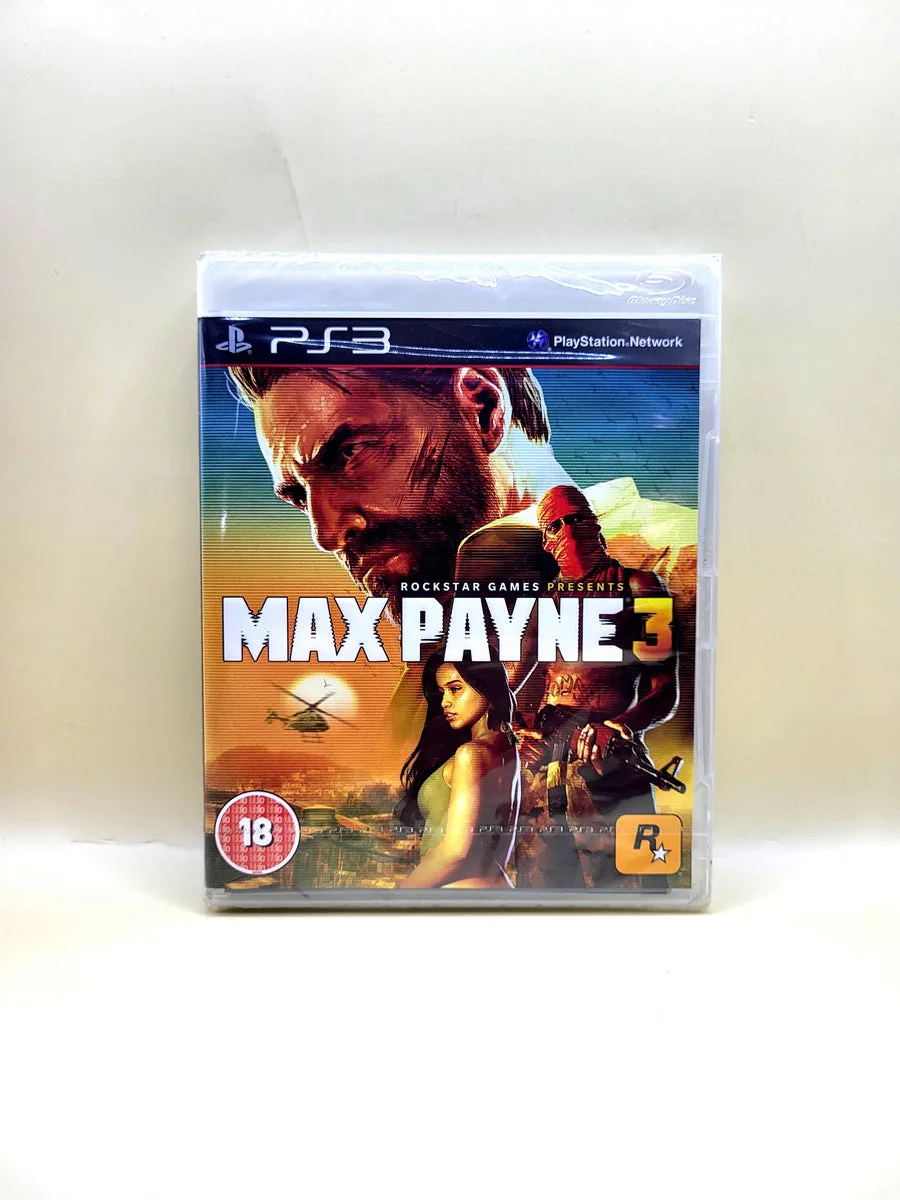 Max Payne 3 Sealed New - PlayStation 3 - PS3 voorkant