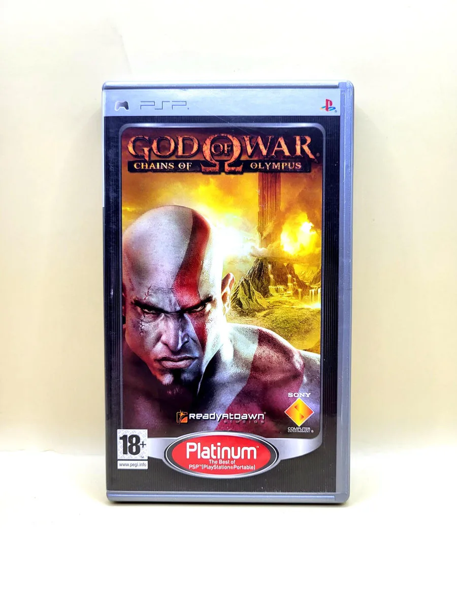 God of War Chains of Olympus Platinum - PlayStation Portable - PSP voorkant