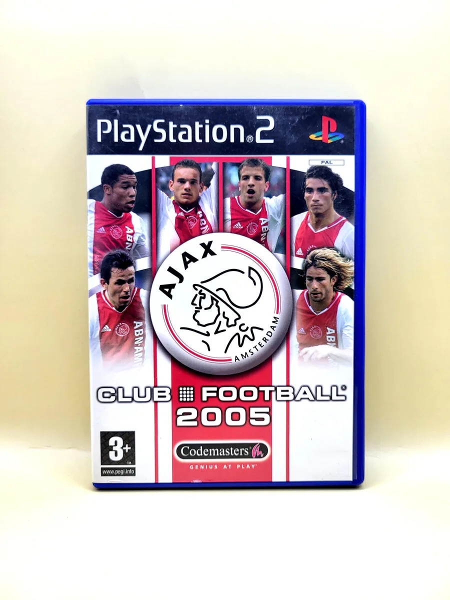Ajax Club Football 2005 - PlayStation 2 - PS2 voorkant