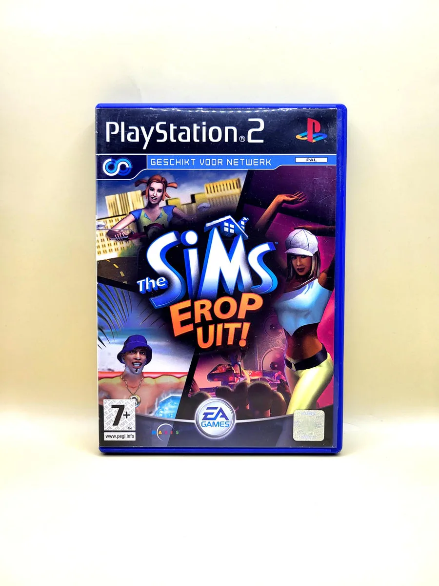 The Sims Erop Uit - PlayStation 2 - PS2 voorkant