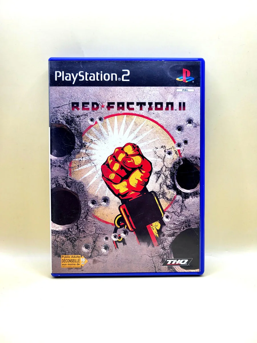 Red Faction II - PlayStation 2 - PS2 voorkant
