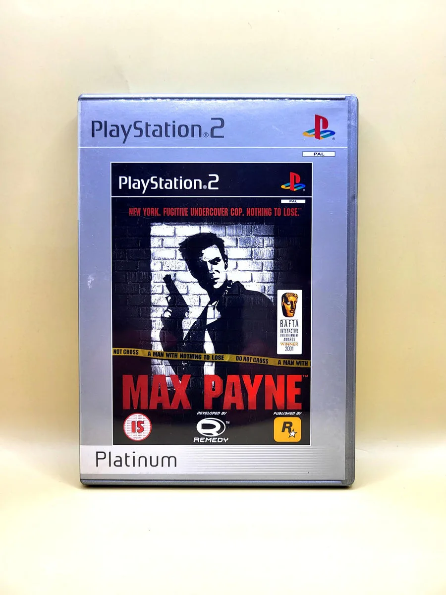 Max Payne Platinum - PlayStation 2 - PS2 voorkant