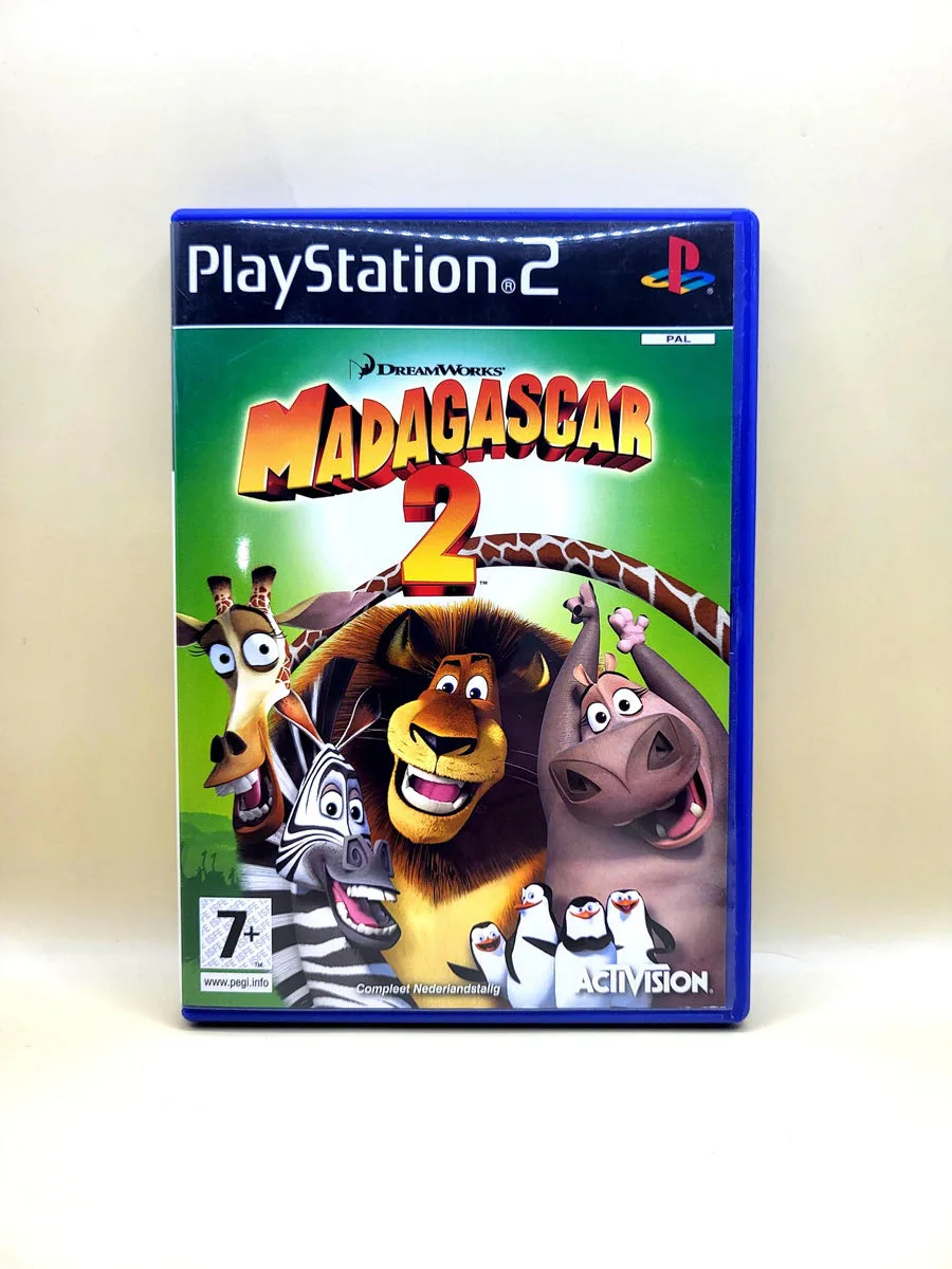 Madagascar 2 - PlayStation 2 - PS2 voorkant