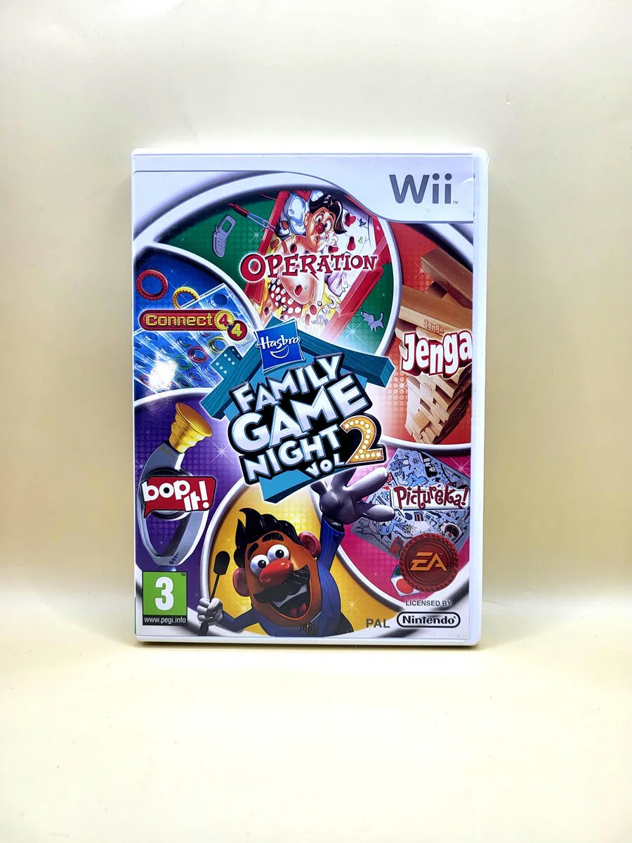 Hasbro Family Game Night Vol 2 - Nintendo Wii voorkant