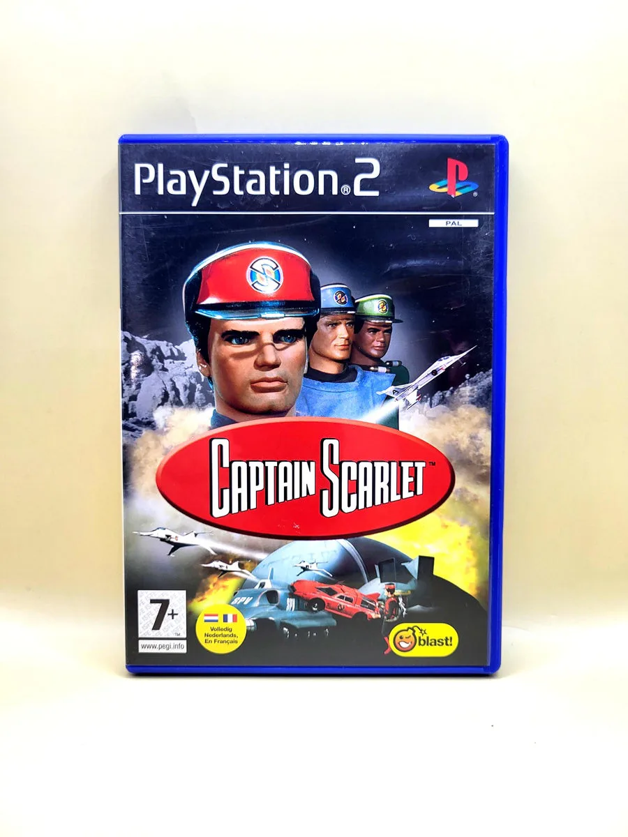 Captain Scarlet - PlayStation 2 - PS2 voorkant
