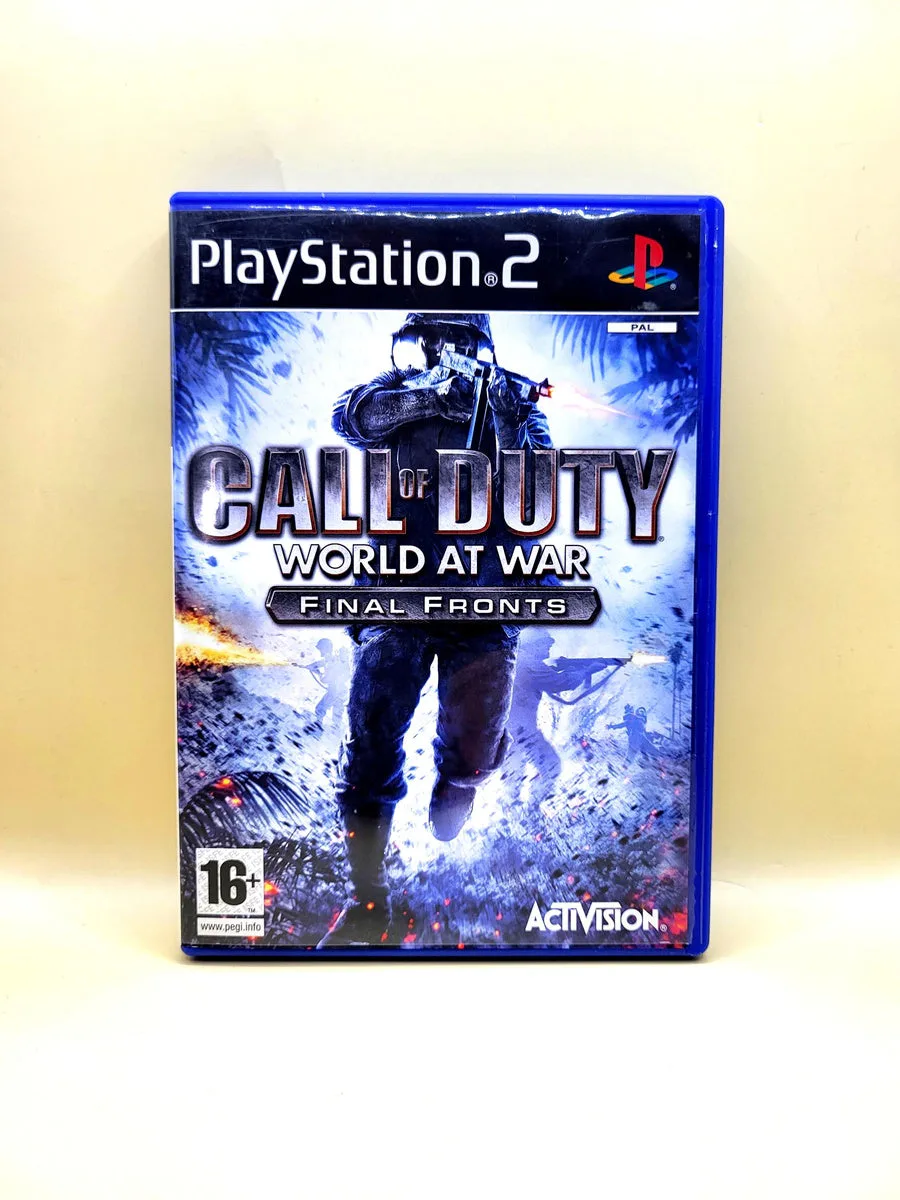 Call of Duty World at War Final Fronts - PlayStation 2 - PS2 voorkant