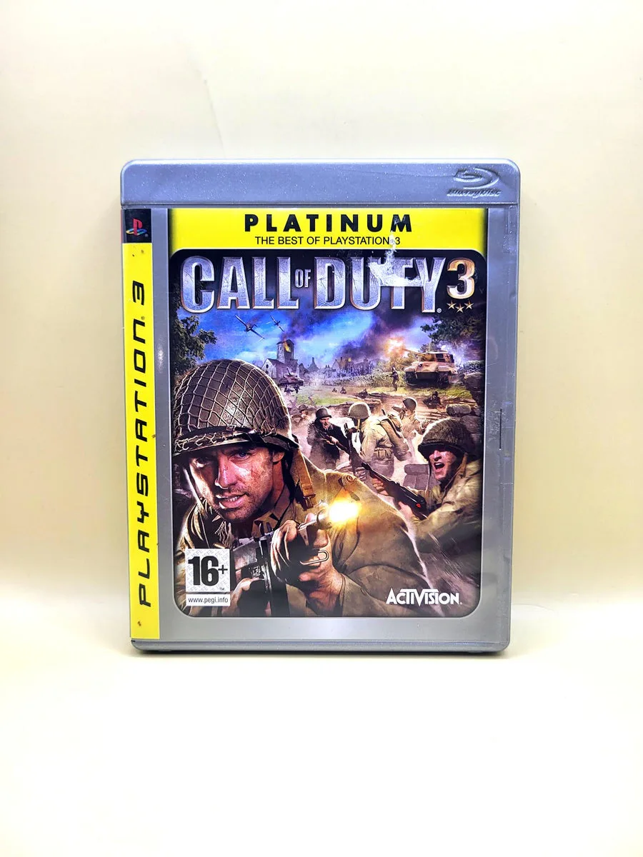 Call of Duty 3 Platinum - PlayStation 3 - PS3 voorkant