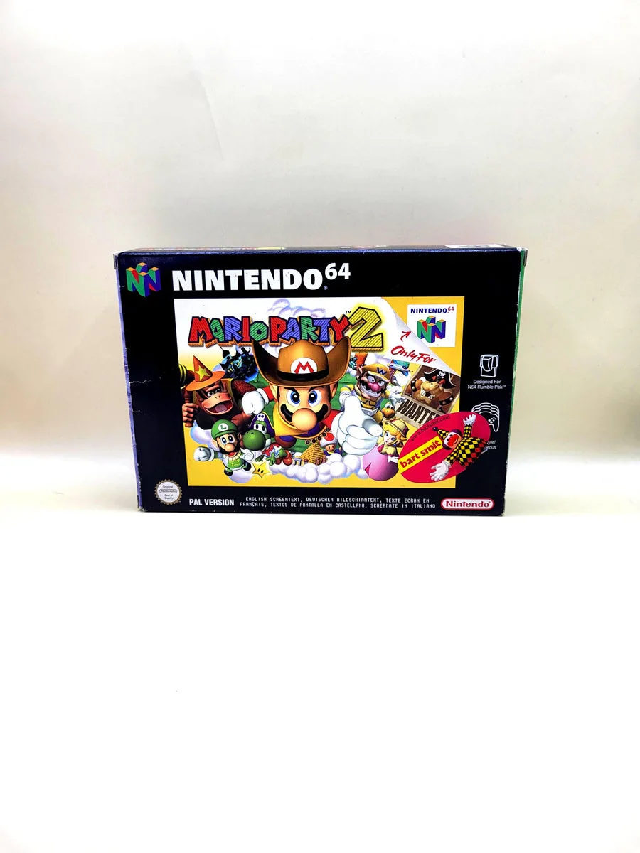Mario Party 2 Compleet - Nintendo 64 - N64 voorkant