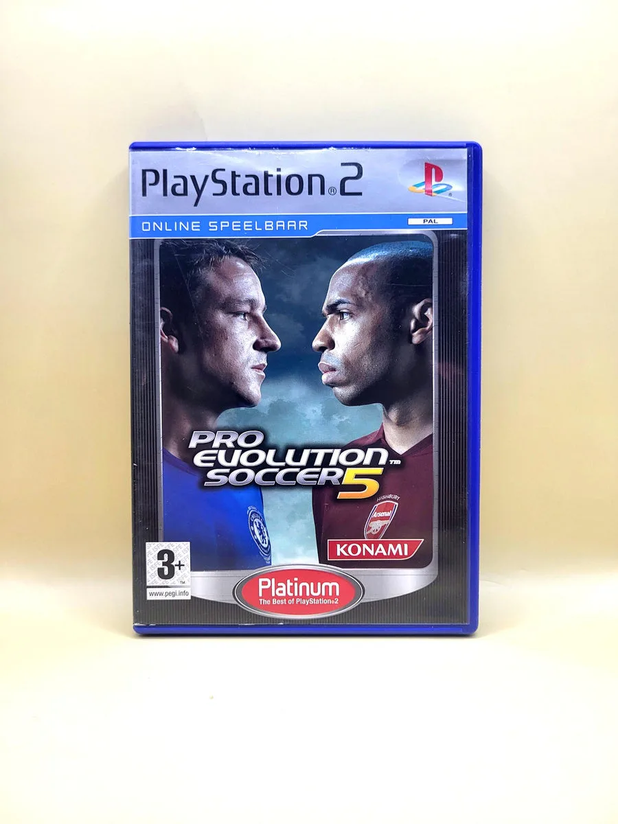 Pro Evolution Soccer 5 Platinum - PlayStation 2 - PS2 voorkant