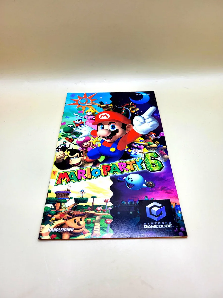 Mario Party 6 Handleiding - Nintendo GameCube voorkant