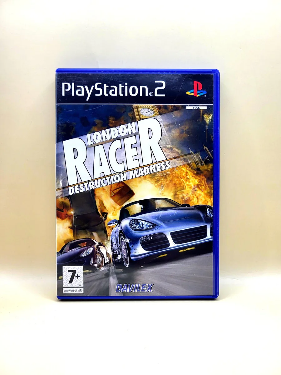 London Racer Destruction Madness - PlayStation 2 - PS2 voorkant