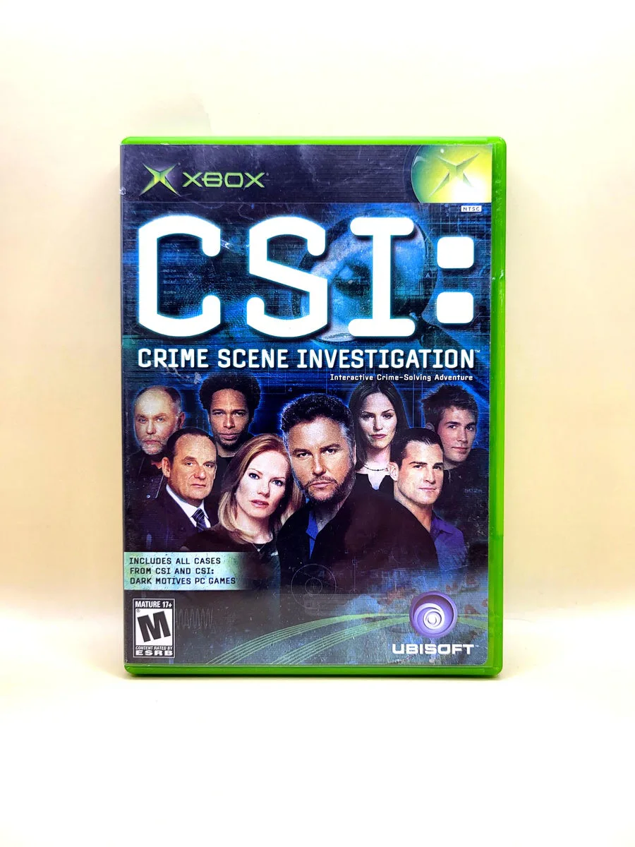 CSI Crime Scene Investigation (NTSC) - Xbox Original