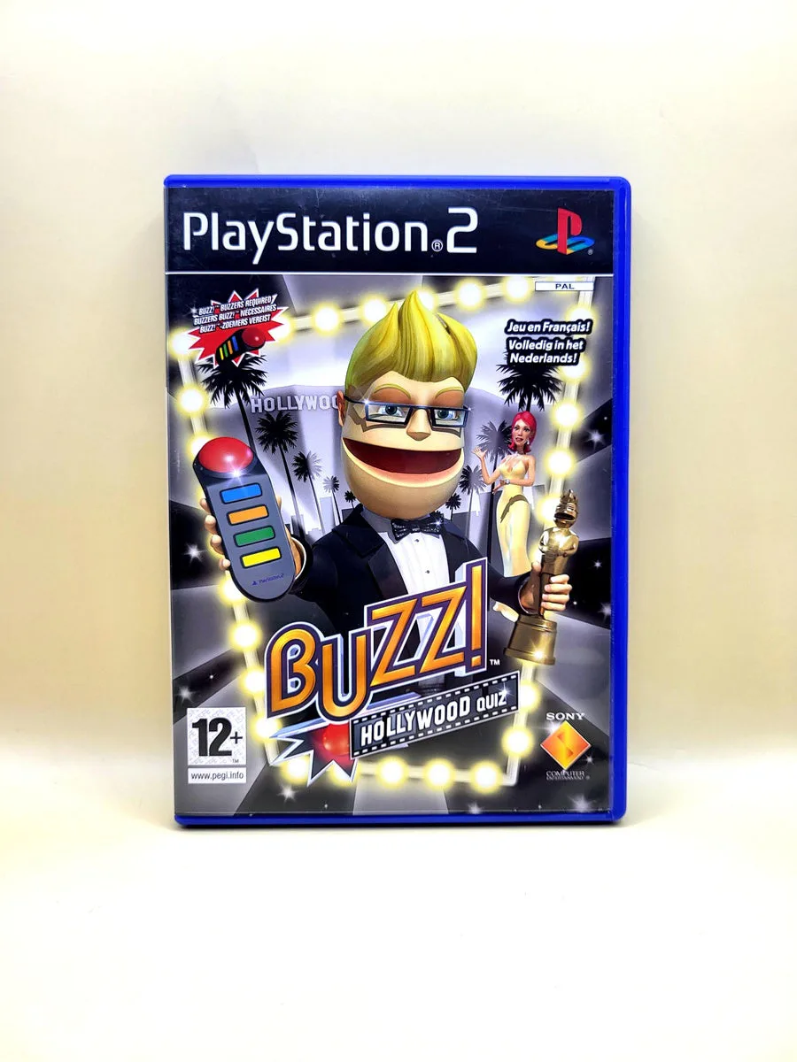 Buzz The Hollywood Quiz (No Manual) - PlayStation 2 - PS2