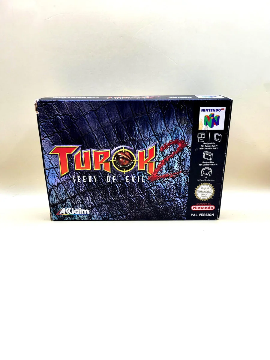 Turok 2 Seeds Of Evil Compleet - Nintendo 64 - N64