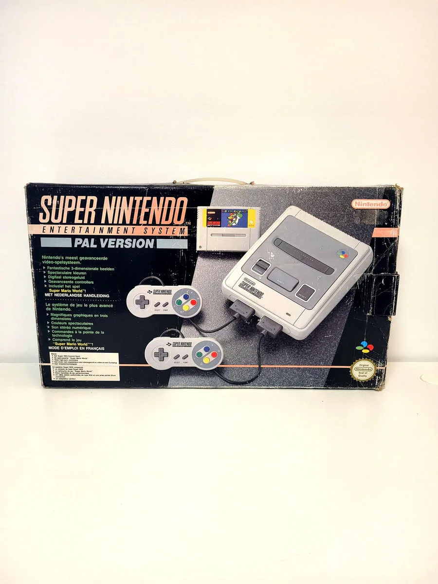 Super Nintendo Console Compleet In Doos - SNES