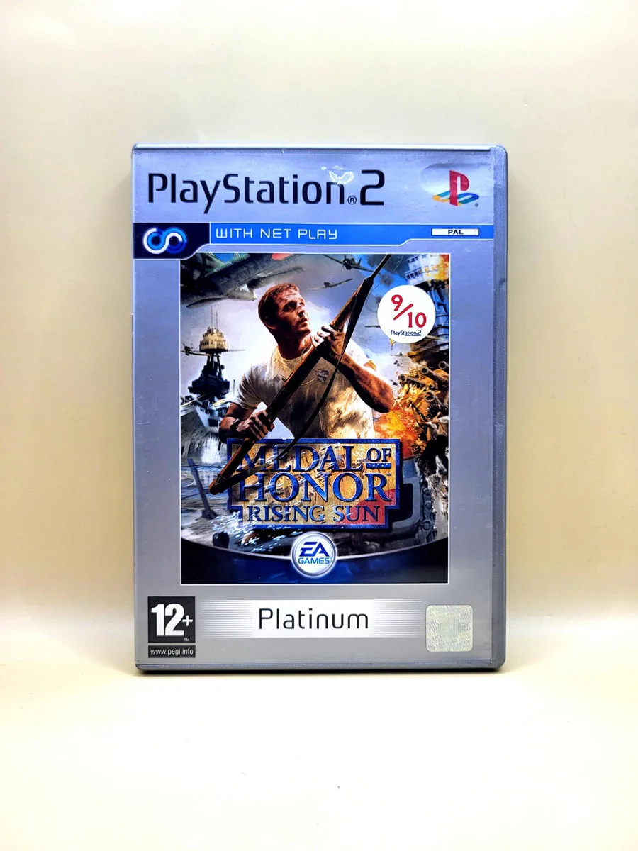 Medal of Honor Rising Sun Platinum (No Manual) - PlayStation 2 - PS2