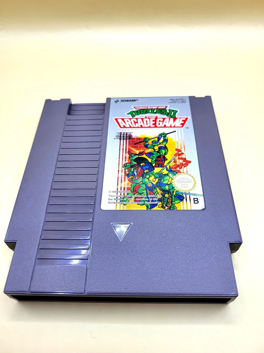 Teenage Mutant Hero Turtles II Arcade Game - Nintendo NES