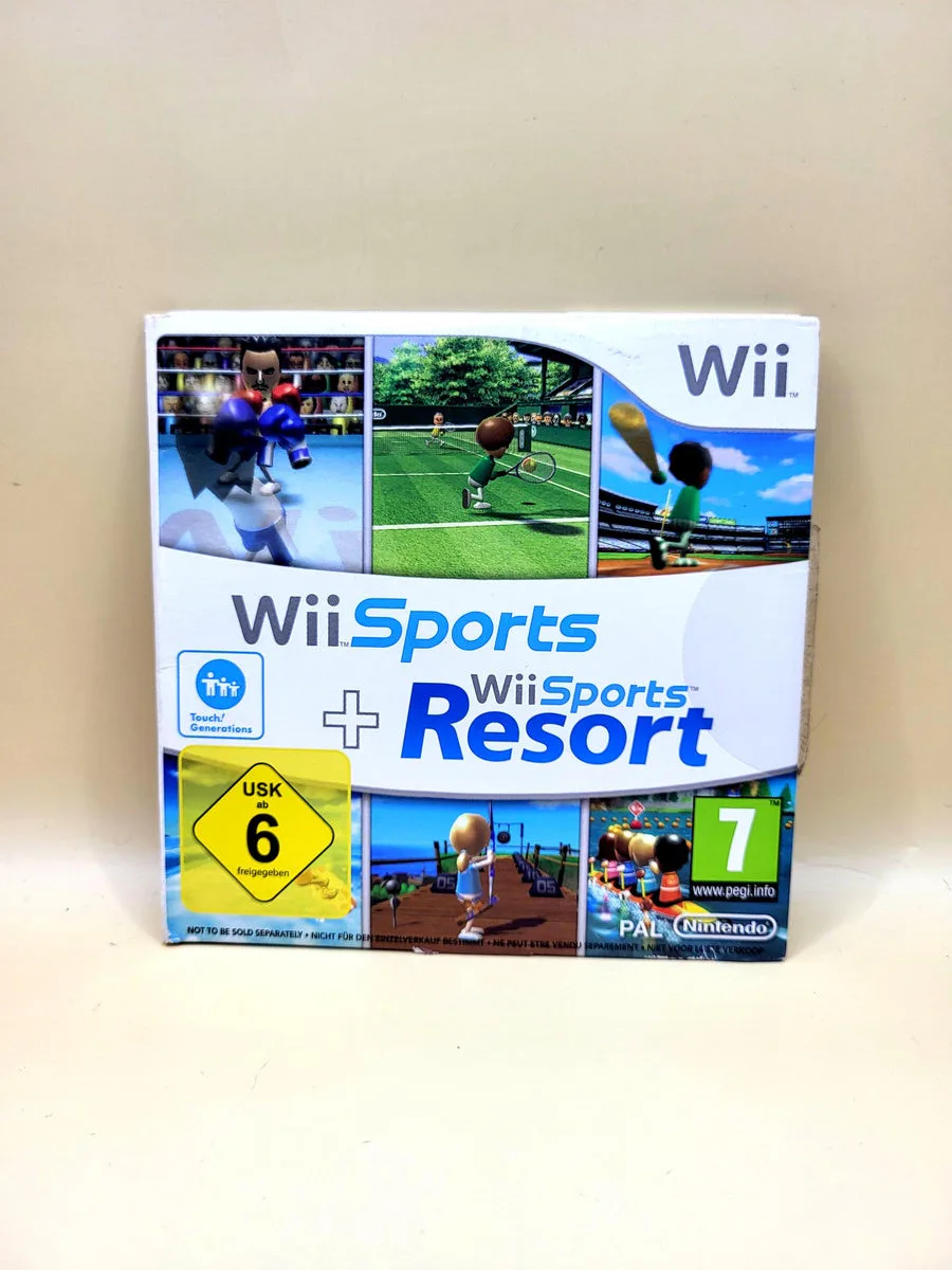 Wii Sports + Wii Sports Resort - Nintendo Wii