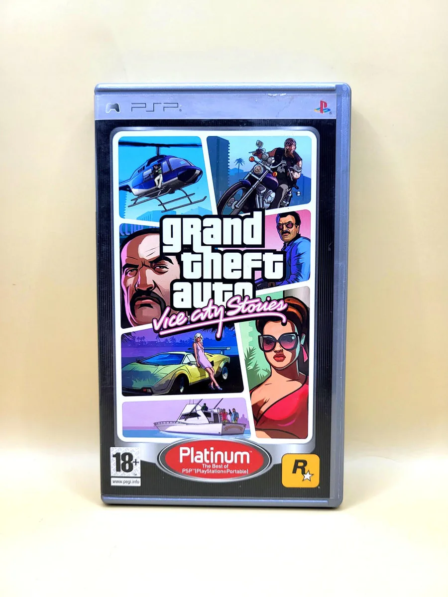 Grand Theft Auto Vice City Stories Platinum - PlayStation Portable - PSP