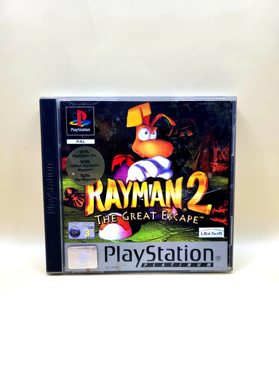 Rayman 2 The Great Escape Platinum - PlayStation 1 - PS1