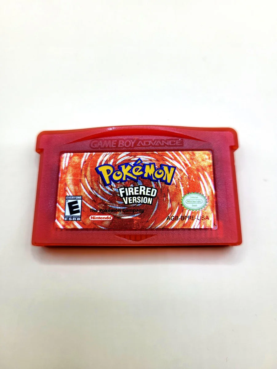 Pokemon FireRed - Game Boy Advance - GBA