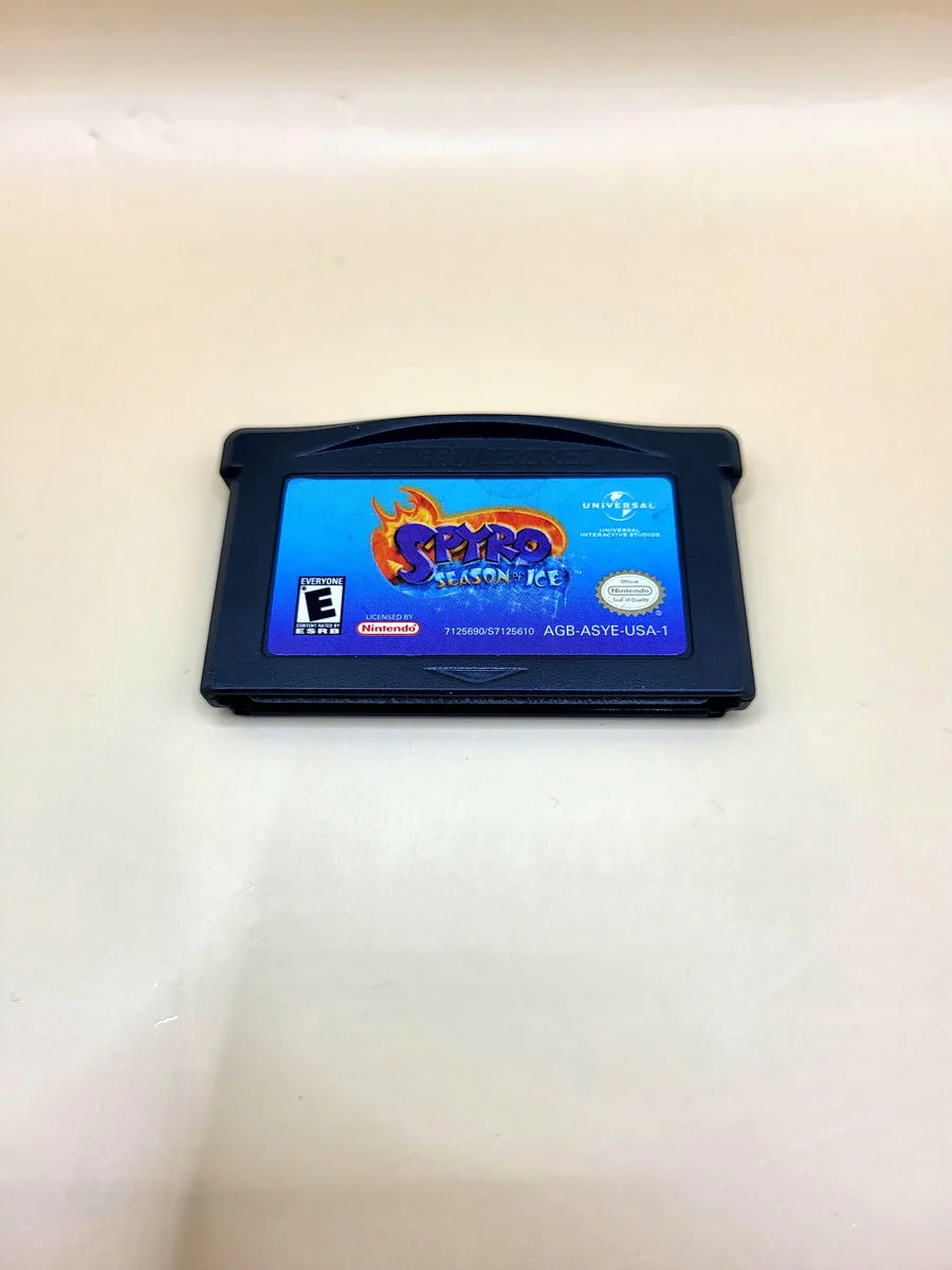 Spyro Season of Ice - Game Boy Advance - GBA