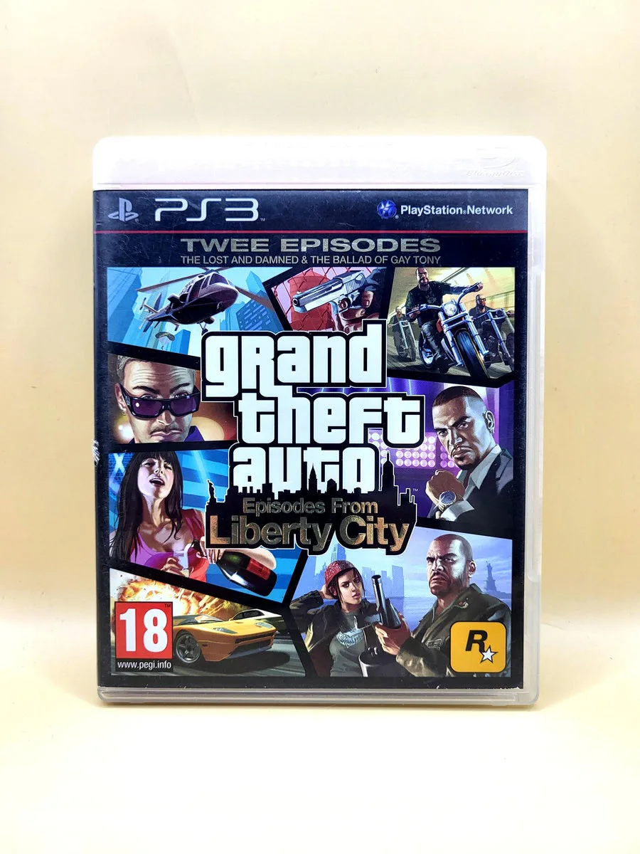 Grand Theft Auto Episodes from Liberty City With Map - PlayStation 3 - PS3