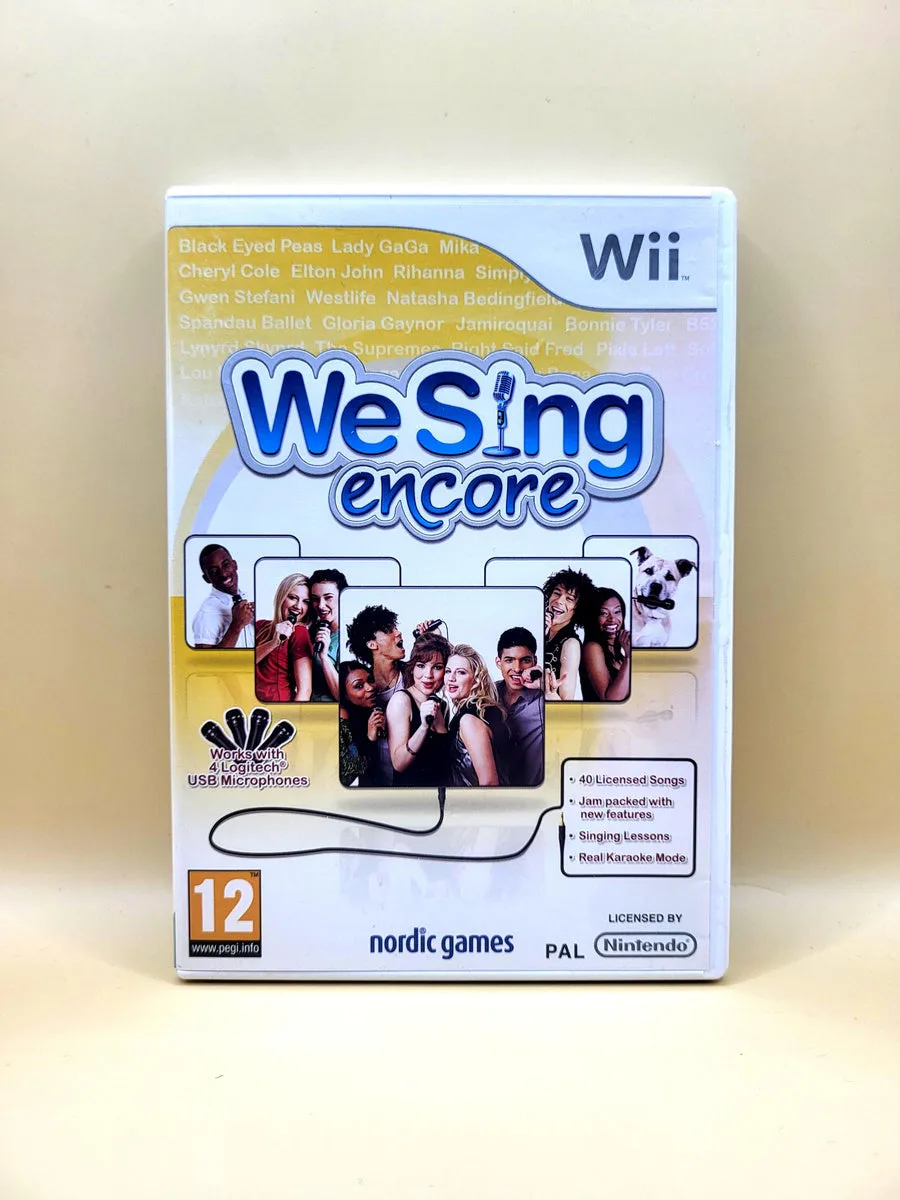 We Sing Encore - Nintendo Wii