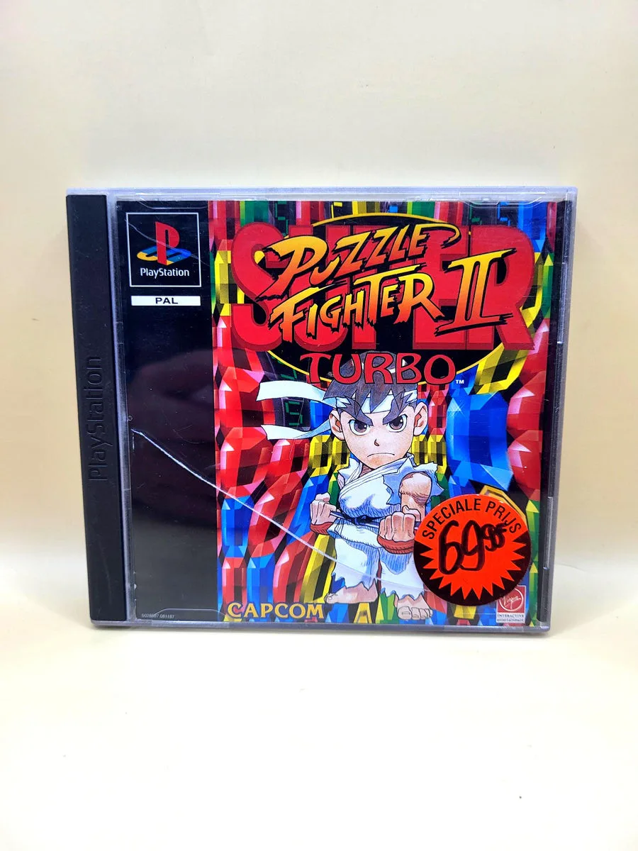 Super Puzzle Fighter II 2 Turbo - PlayStation - PS1