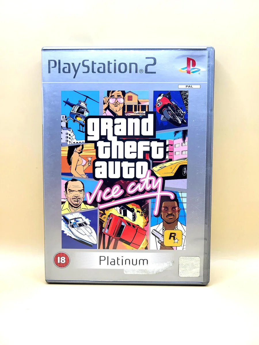 Grand Theft Auto Vice City Platinum - PlayStation 2 - PS2