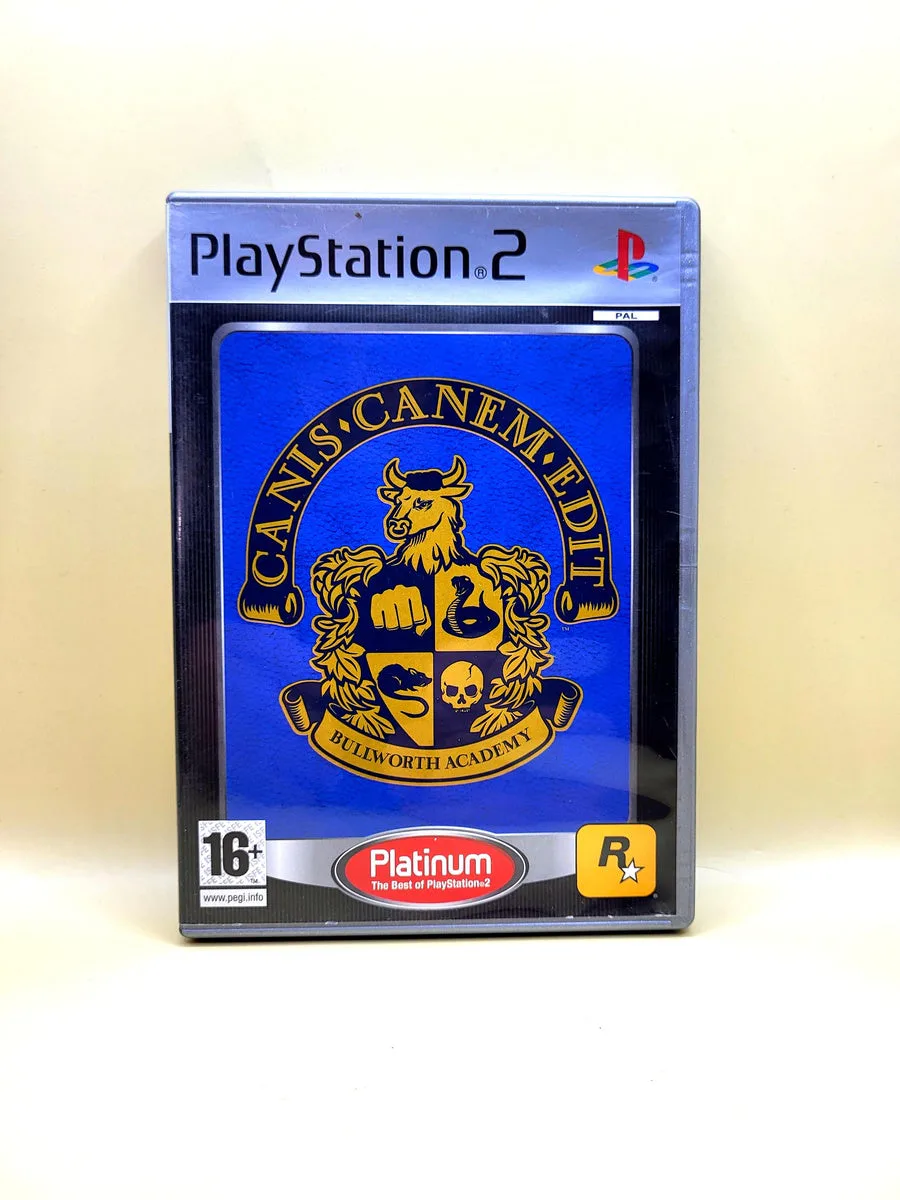 Canis Canem Edit Platinum - PlayStation 2 - PS2 voorkant