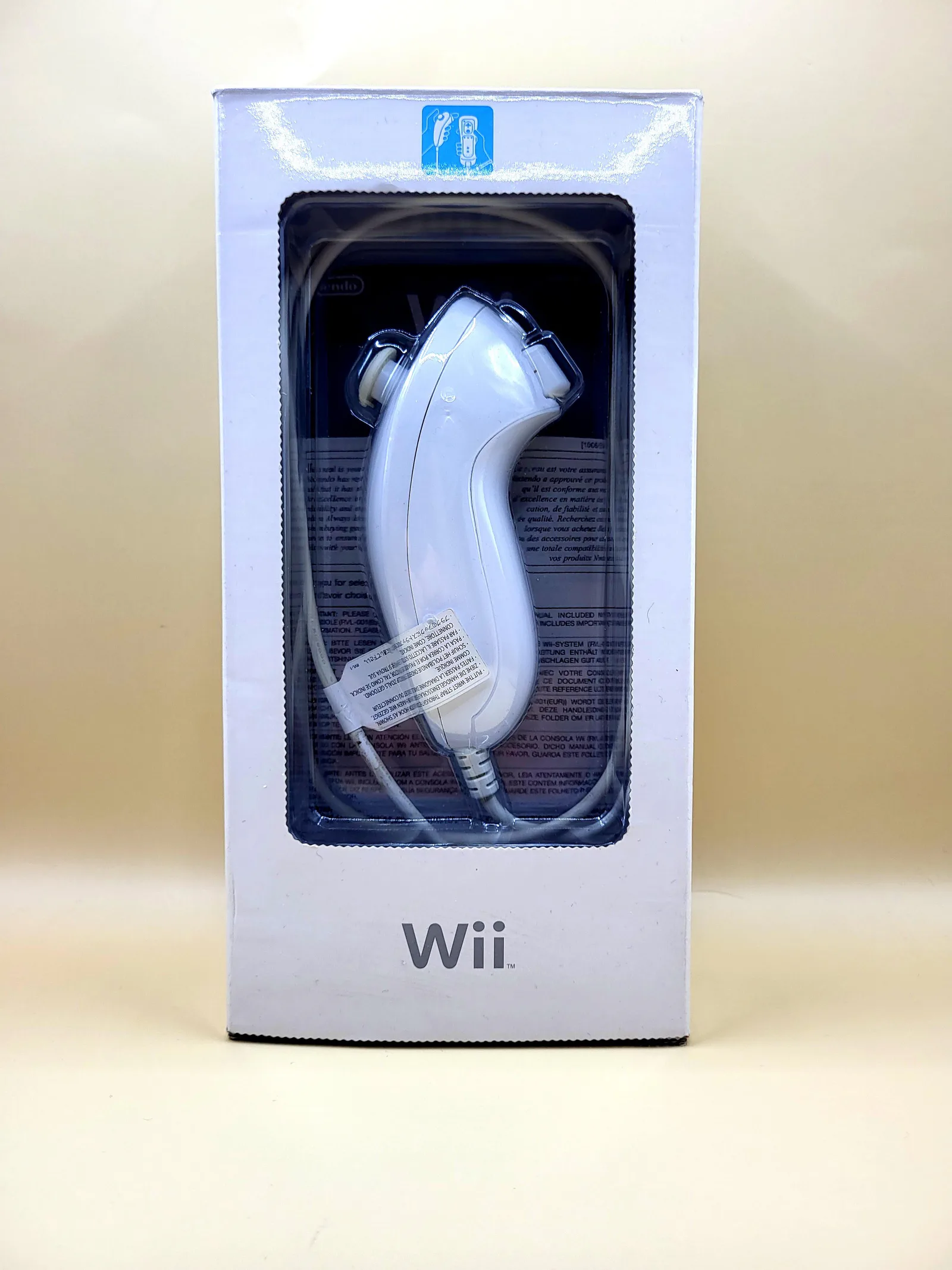 Nintendo Wii Nunchuck Controller Wit in Doos