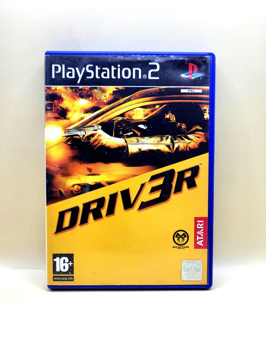 Driv3r Driver 3 (No Manual) - PlayStation 2 - PS2 voorkant