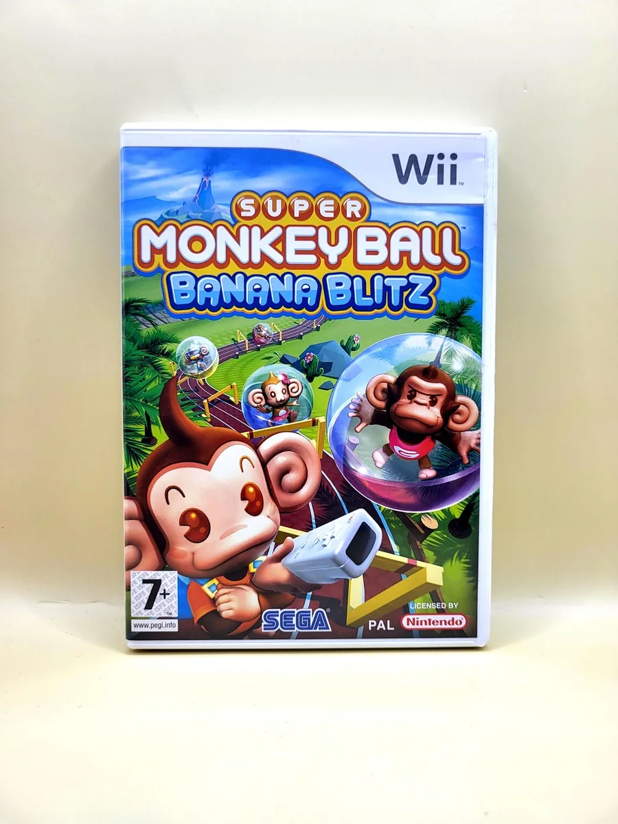 Super Monkey Ball Banana Blitz - Nintendo Wii voorkant