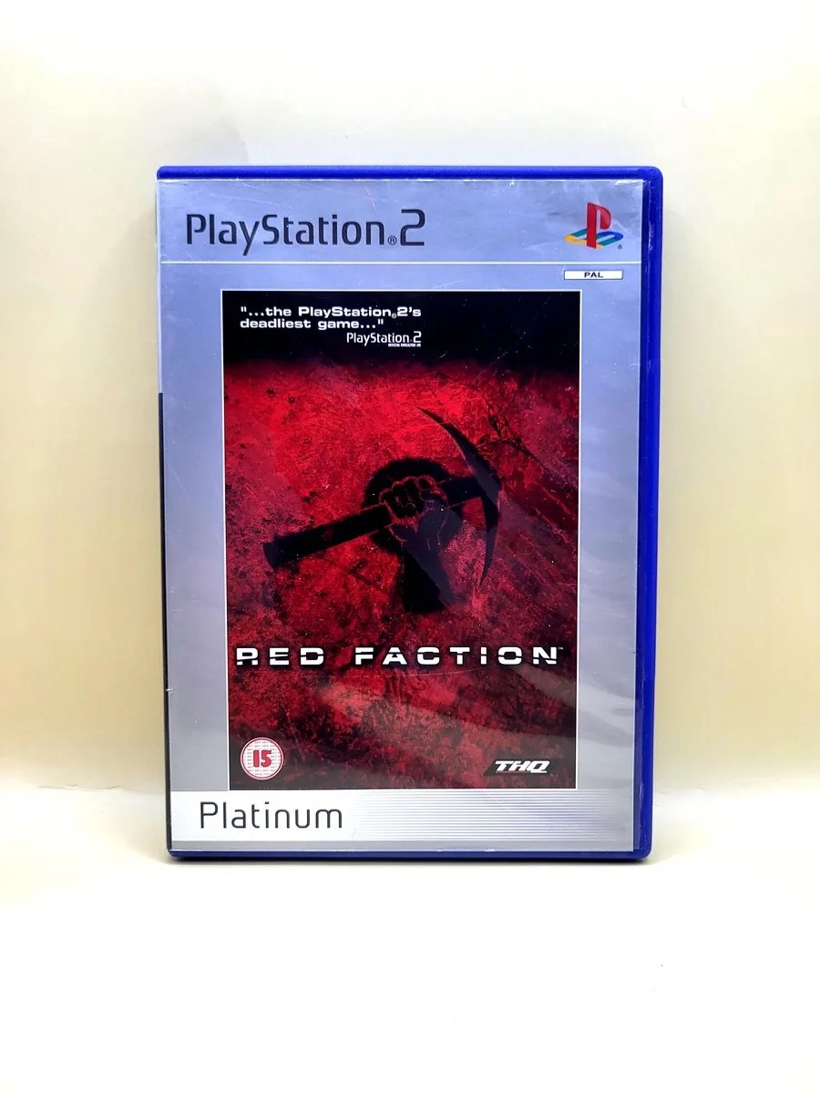Red Faction Platinum - PlayStation 2 - PS2 voorkant