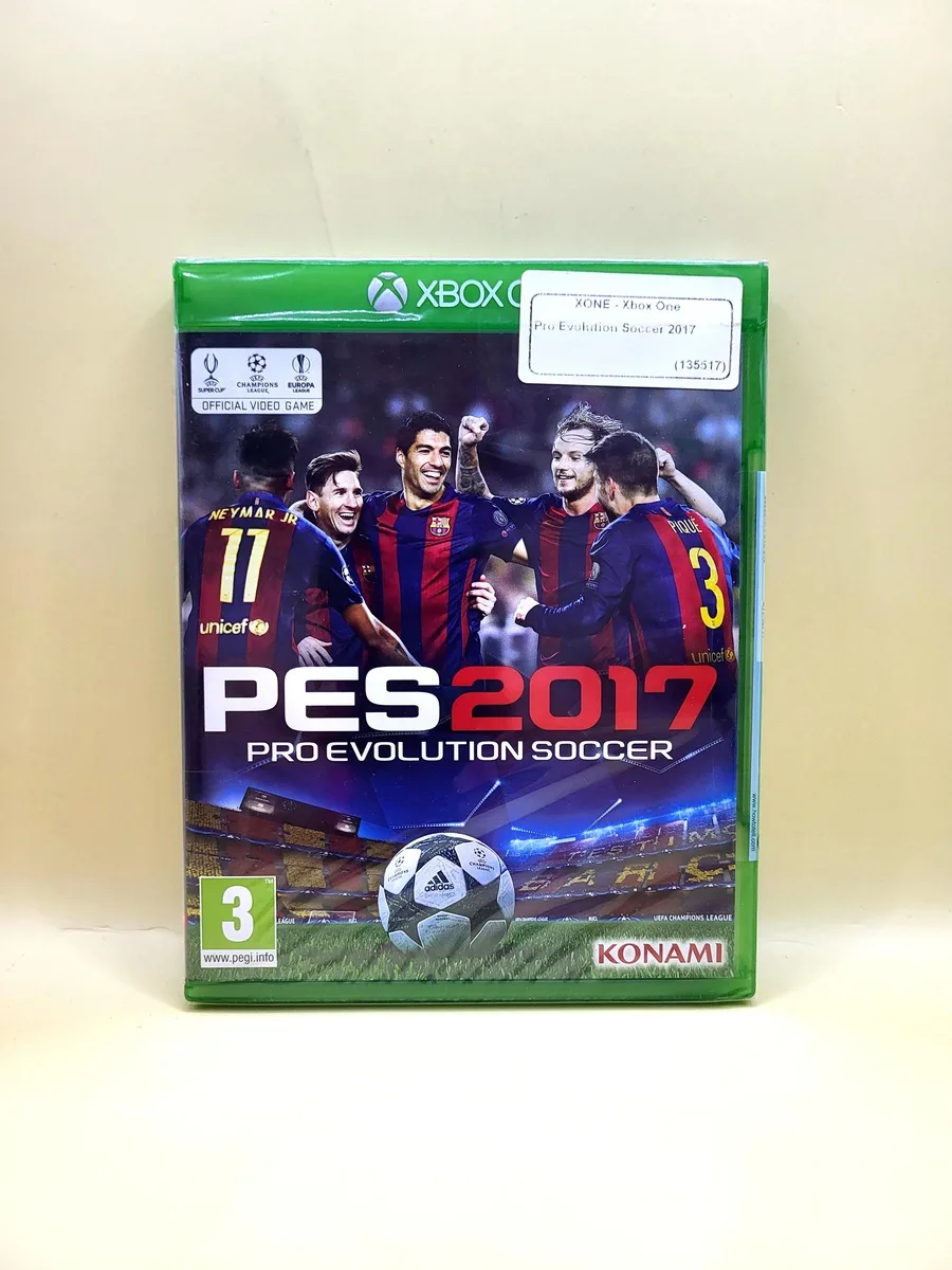 PES 2017 Sealed - Xbox One voorkant