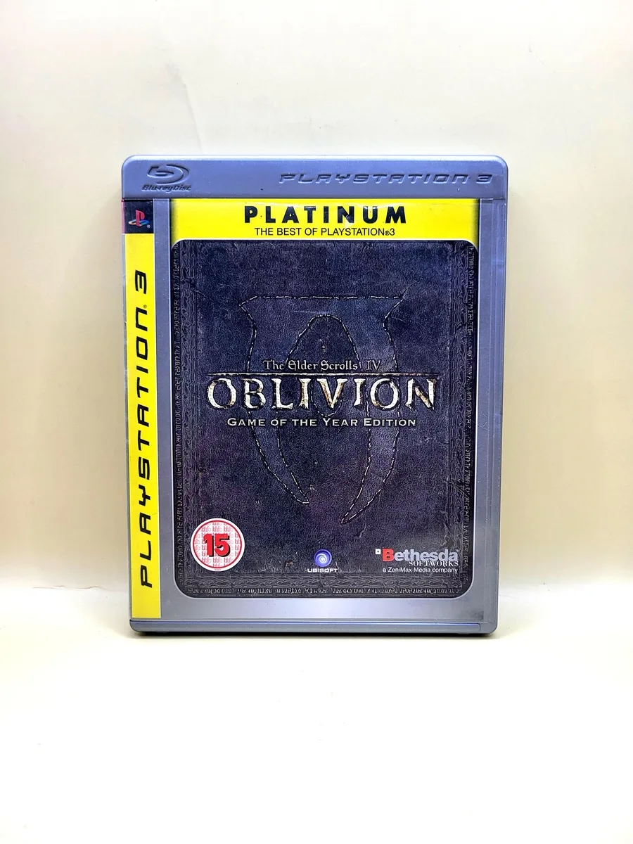 The Elder Scrolls IV: Oblivion Game of the Year Edition Platinum - PlayStation 3 - PS3 voorkant