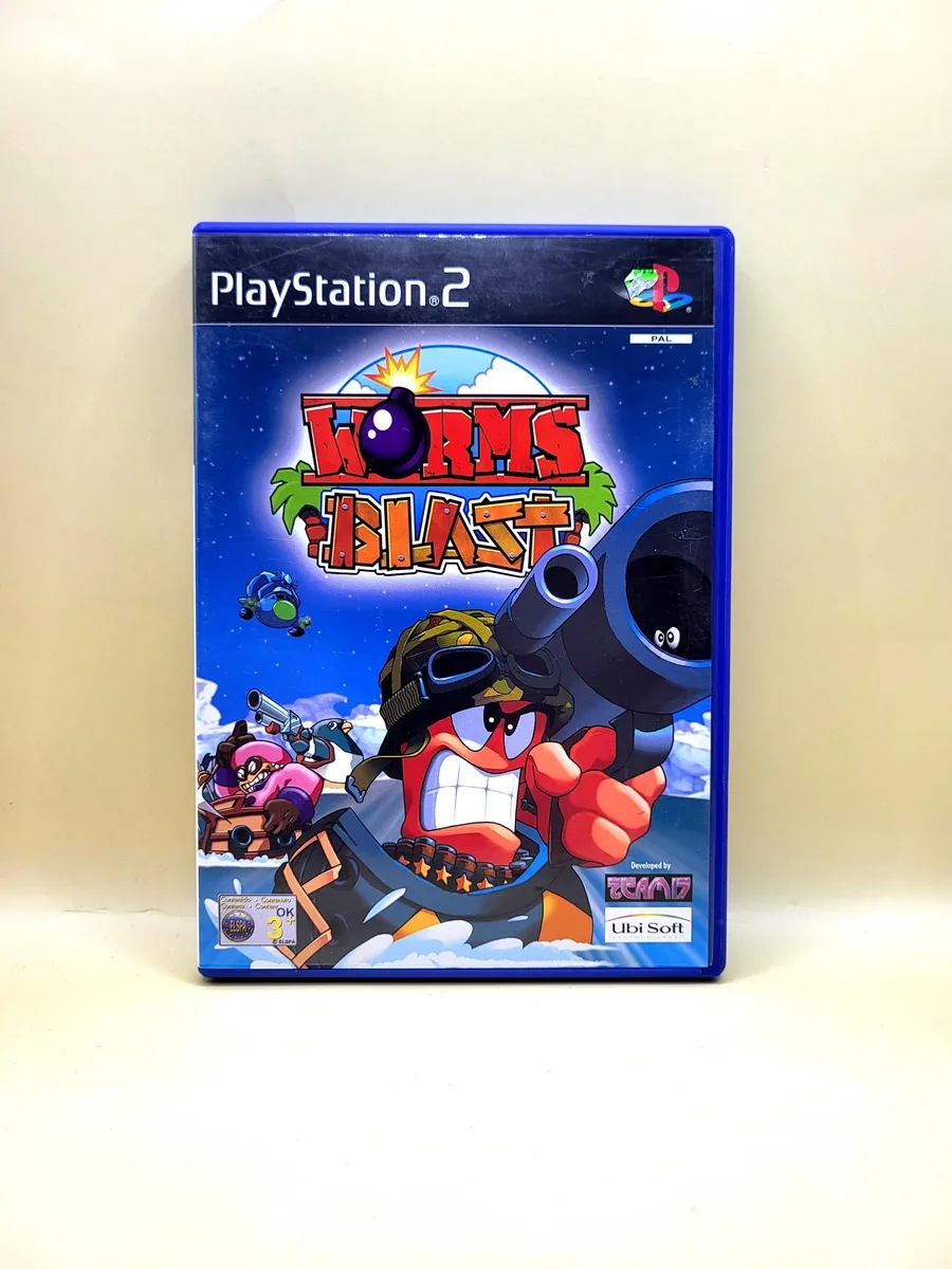 Worms Blast - PlayStation 2 - PS2 voorkant