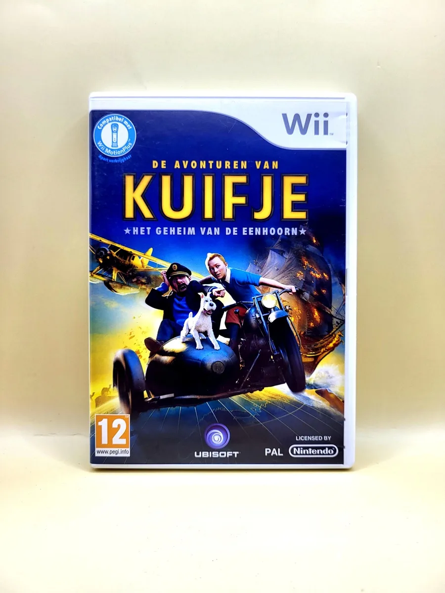 De Avonturen van Kuifje: Het Geheim van de Eenhoorn - Nintendo Wii voorkant