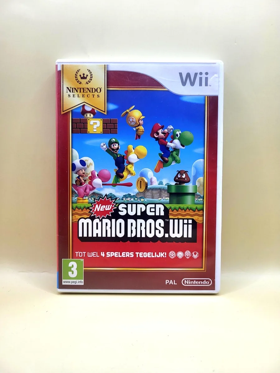 New Super Mario Bros. Wii Nintendo Selects - Nintendo Wii voorkant