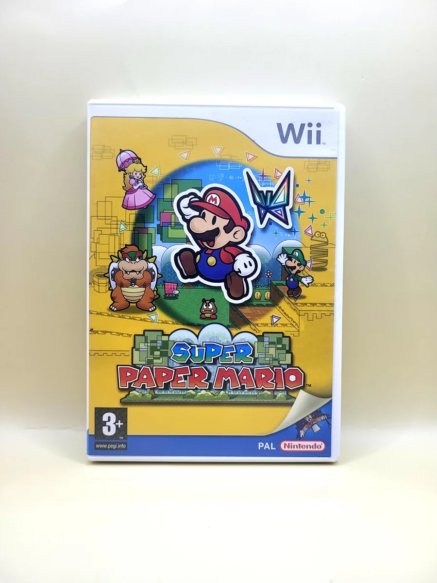 Super Paper Mario (No Manual) - Nintendo Wii voorkant
