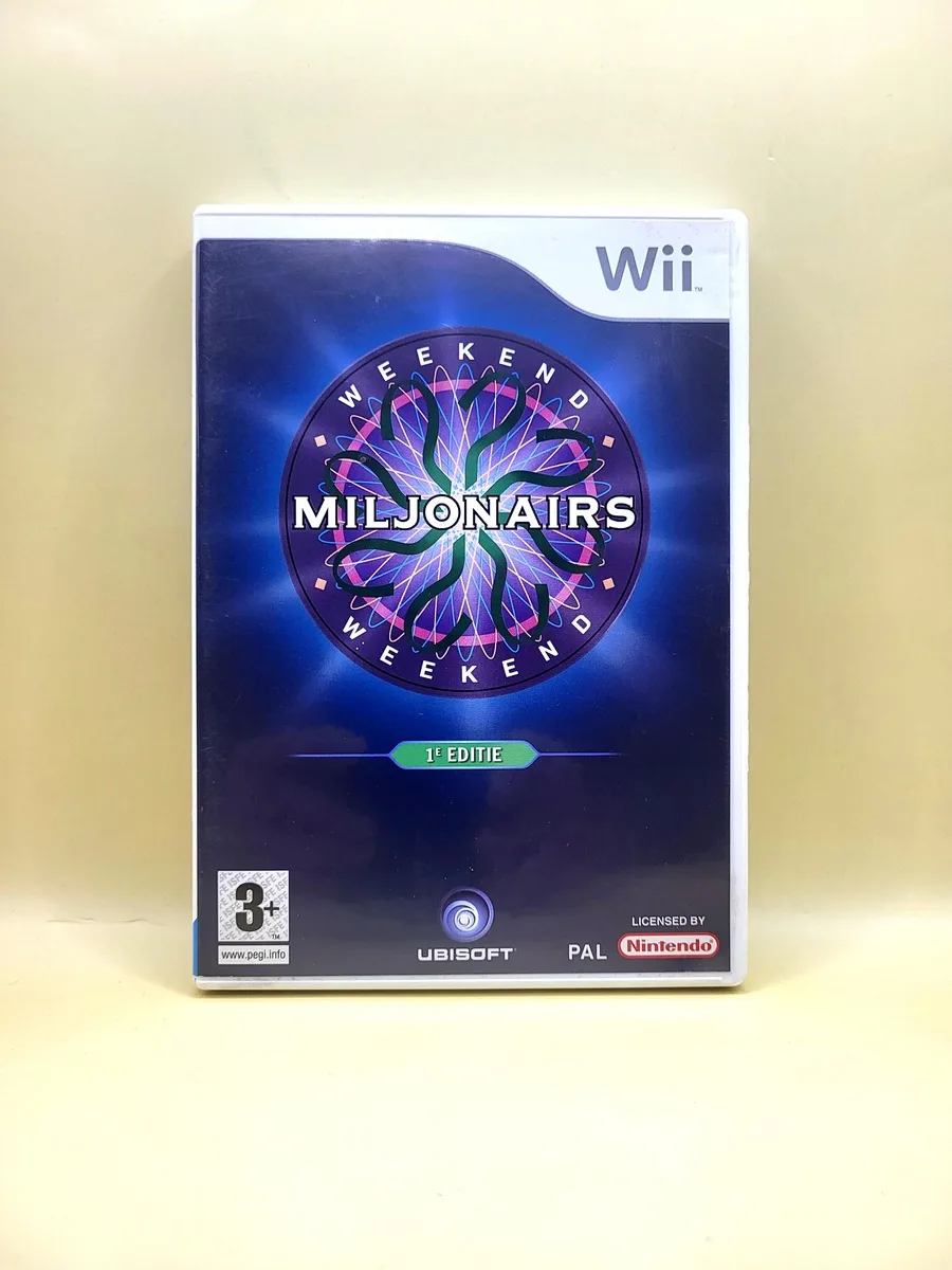 Weekend Miljonairs 1e Editie - Nintendo Wii voorkant