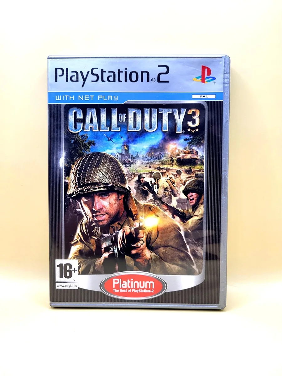 Call of Duty 3 Platinum - PlayStation 2 - PS2 voorkant