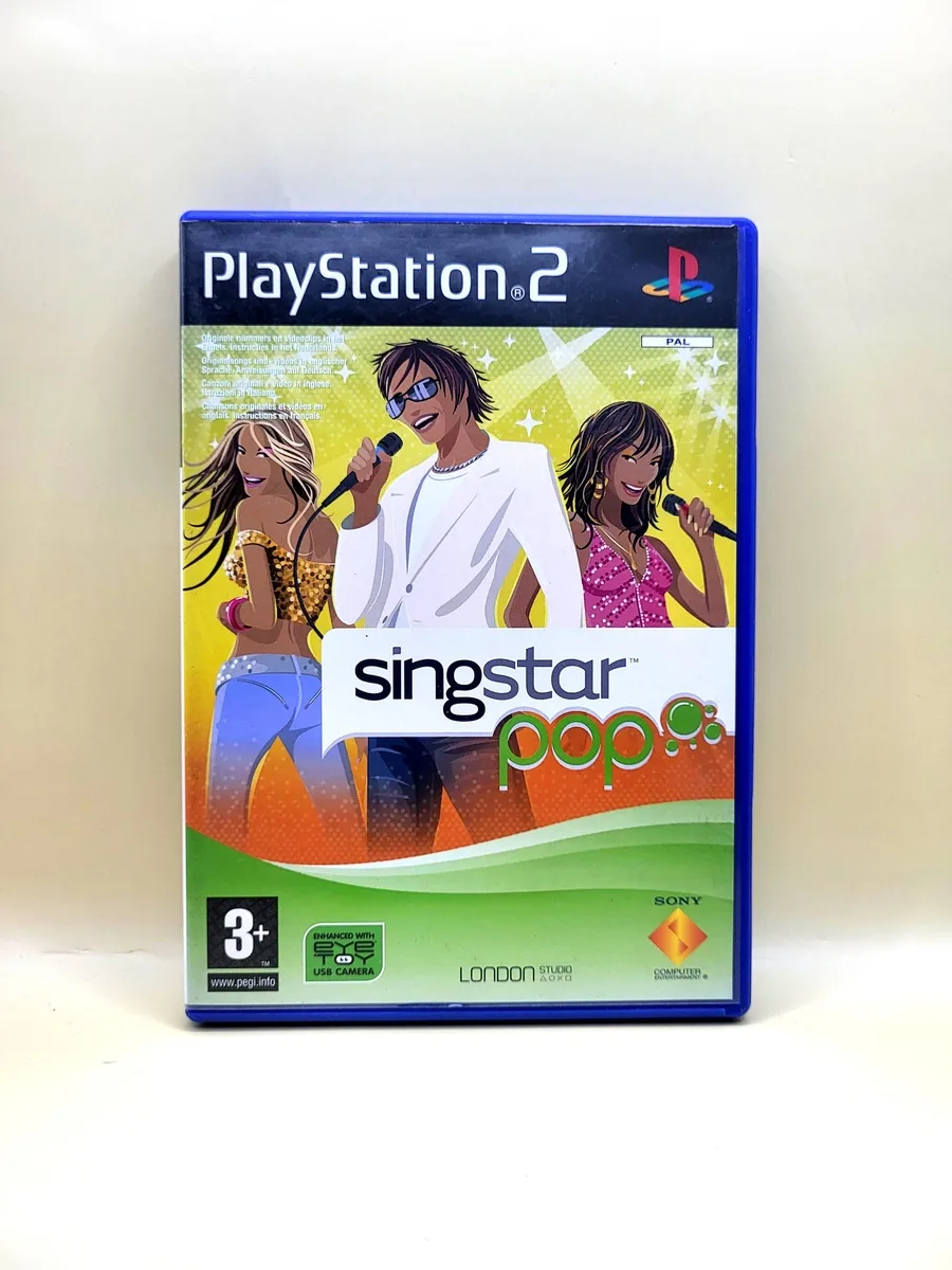SingStar Pop - PlayStation 2 - PS2 voorkant