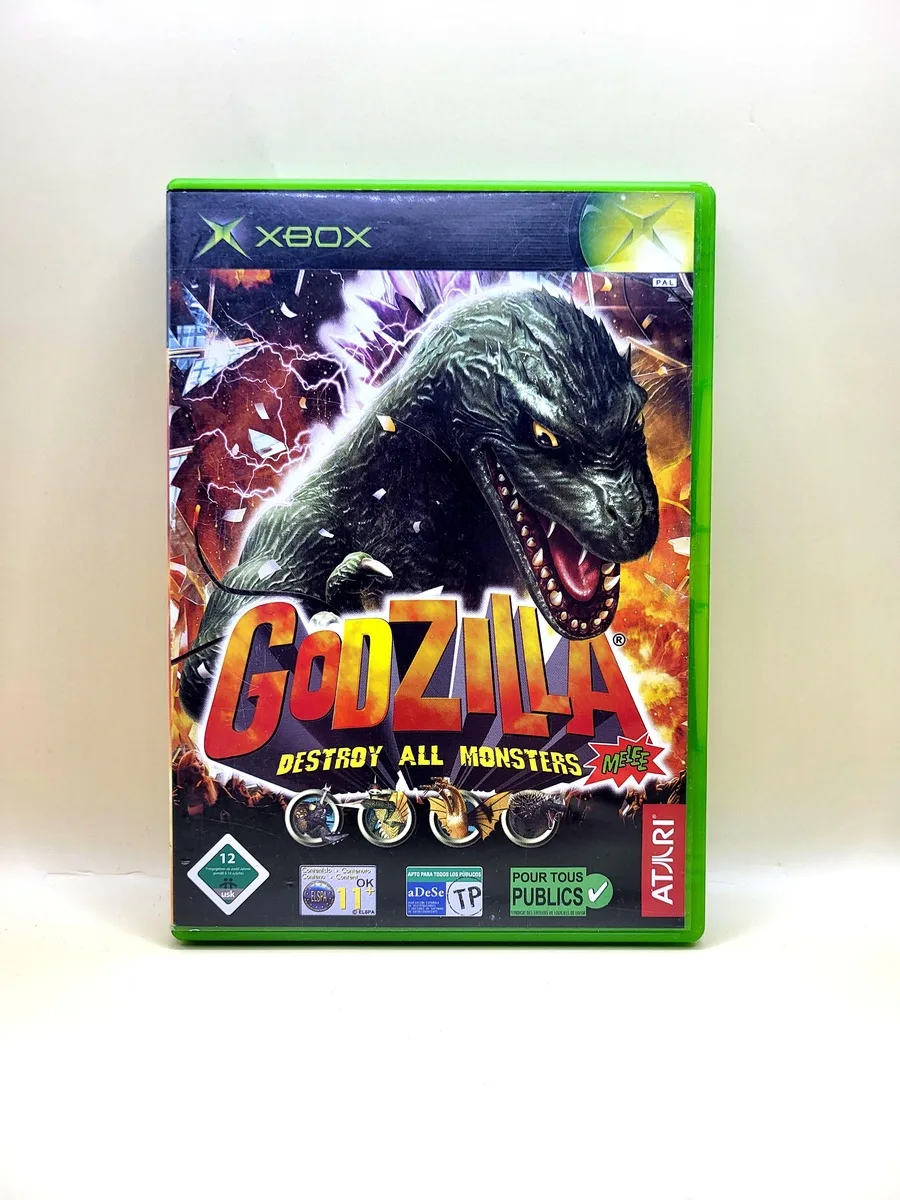 Godzilla Destroy All Monsters Melee (No Manual) - Xbox Original voorkant