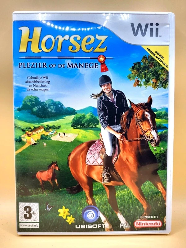 Horsez Plezier op de Manege - Nintendo Wii – voorkant